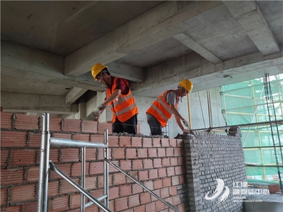 江津区中医院住院综合大楼工程有序推进 预计明年10月完工